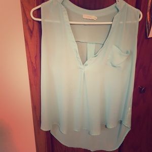 Light blue blouse